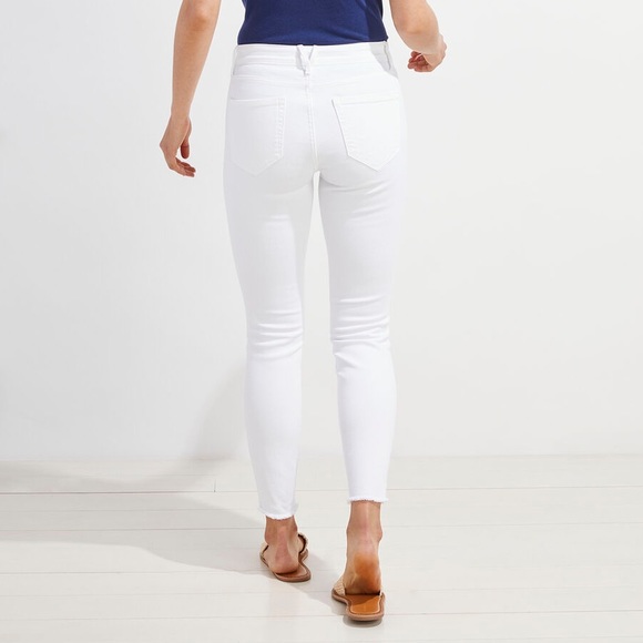 vineyard vines skinny white jamie jeans - Picture 2 of 4